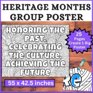 Heritage and History Months Collaborative Poster